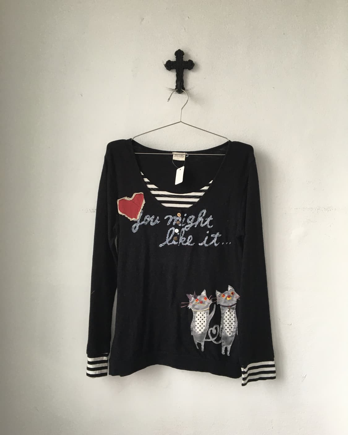 Kitch mood Henry neck layered sleeve 상품이미지1
