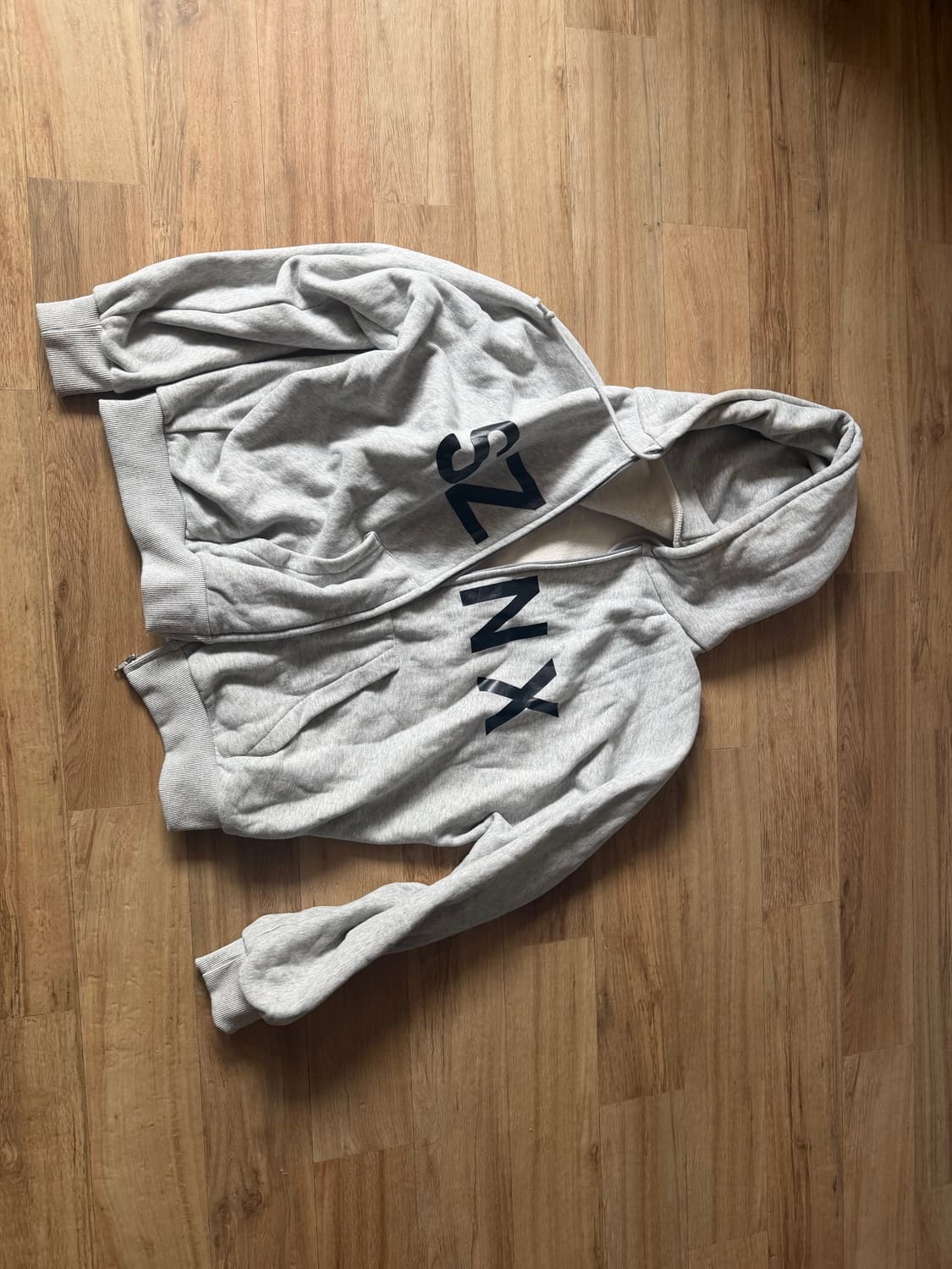 이지 HD-10 그레이 후드집업 SZNX 2사이즈 상품이미지4