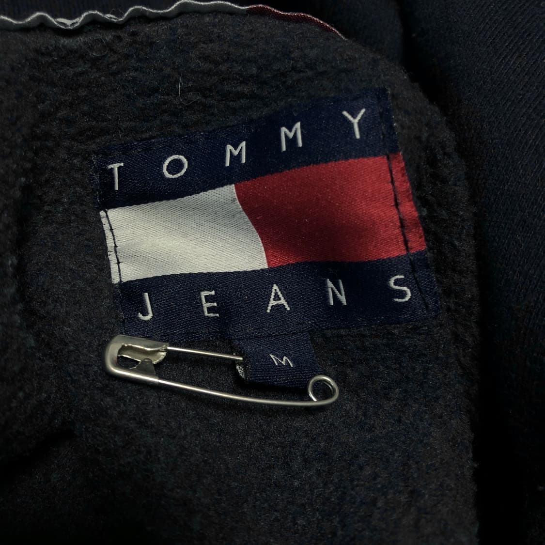 타미힐피거 만국기 후드티 네이비 희귀 상품이미지4