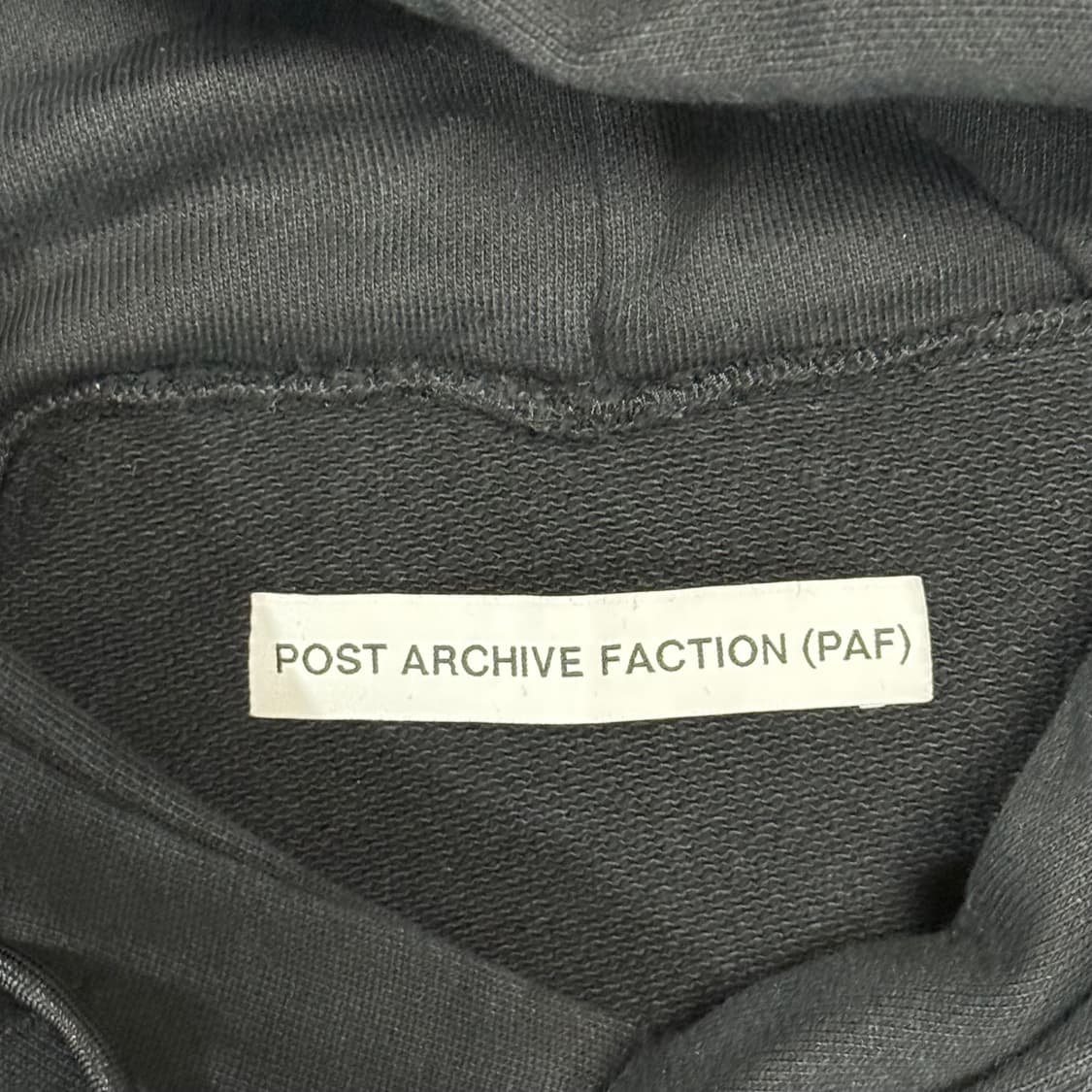 포스트아카이브팩션 8.0 후드티 블랙 상품이미지3