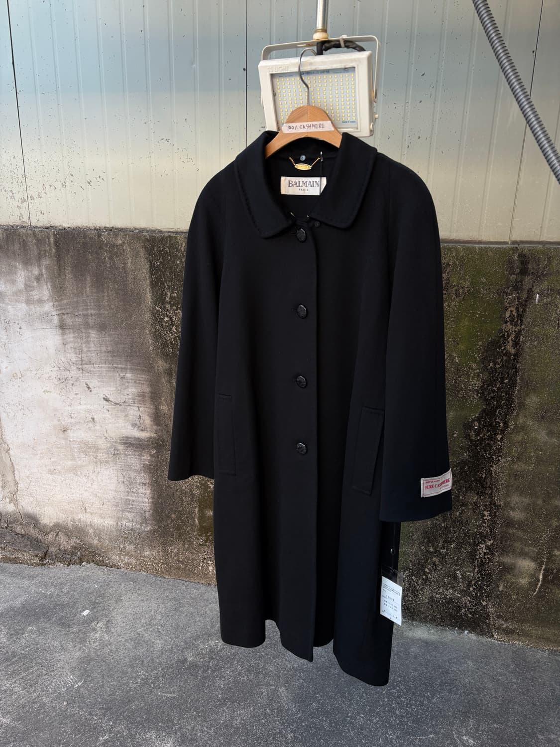 발망 캐시미어 코트 (밍크 카라) 상품이미지4