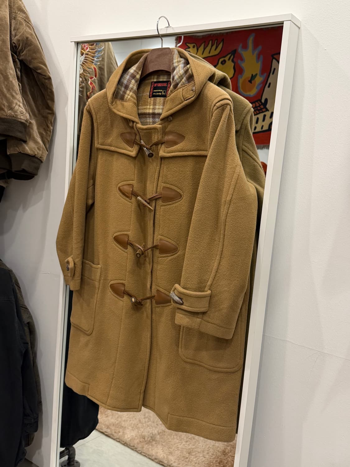 00s McGregor 맥그리거 울 더플 코트 (made Japan) 상품이미지1