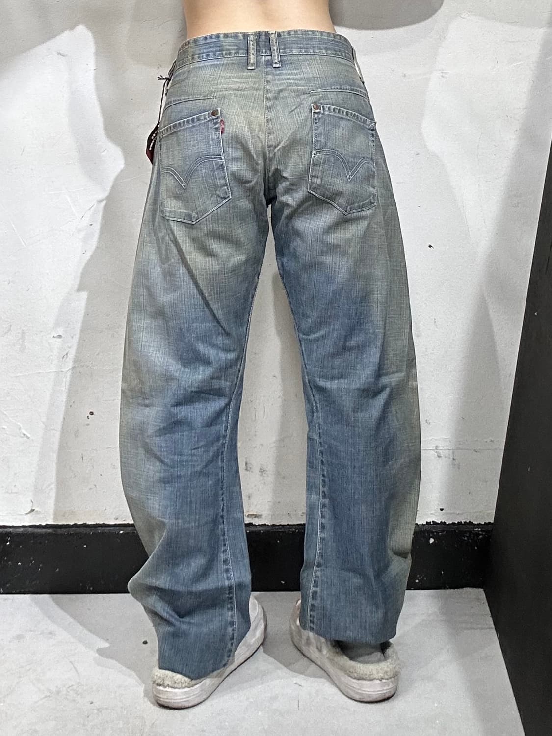 리바이스 엔지니어드 연청 와이드 데님 팬츠 청바지  상품이미지3