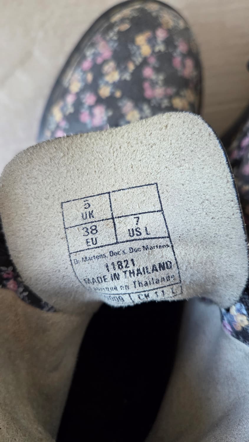닥터마틴 1460 플로랄, 플로럴 부츠 상품이미지7