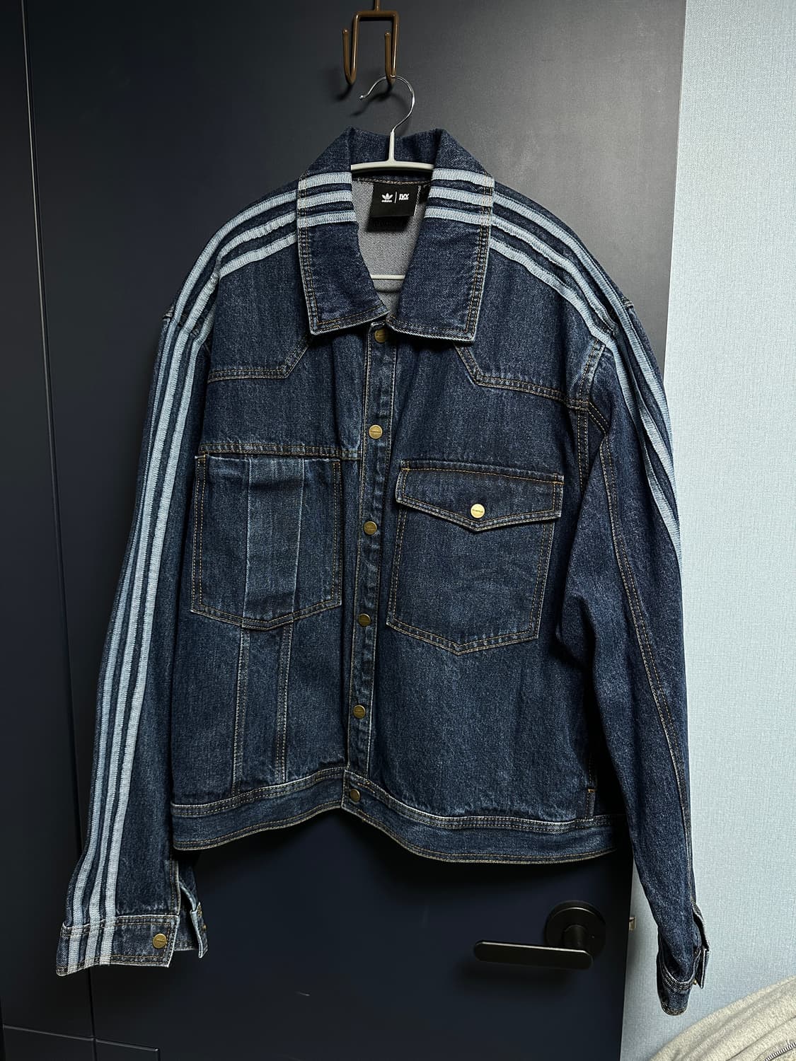 아디다스 x 아이비파크 청자켓 L사이즈 상품이미지1