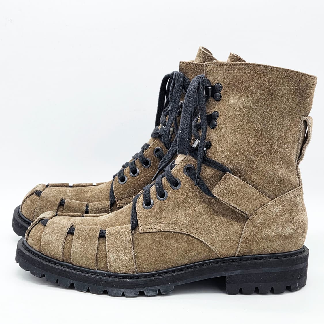  드리스반노튼 16AW 스웨이드 부츠 브라운 (42)  상품이미지3