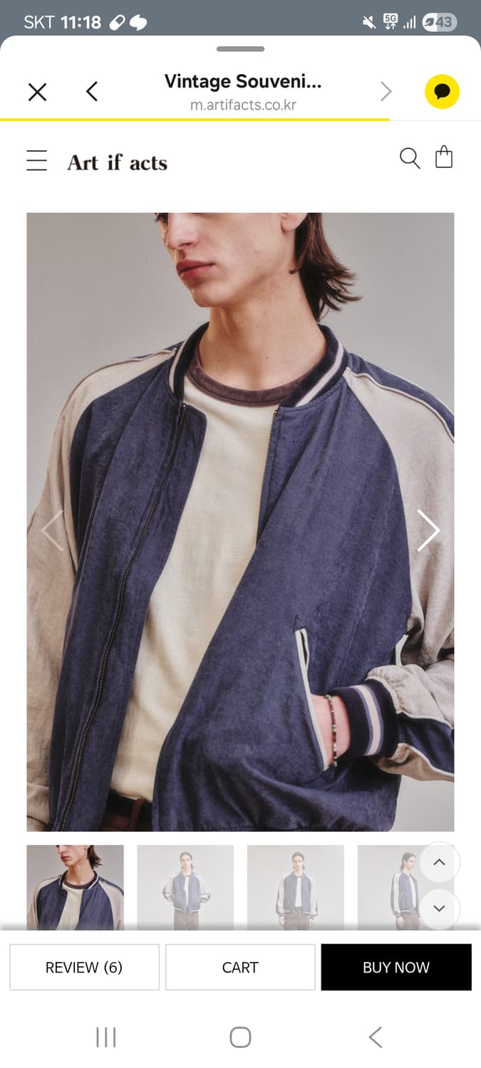 아트이프액츠 수베니어 자켓 상품이미지2