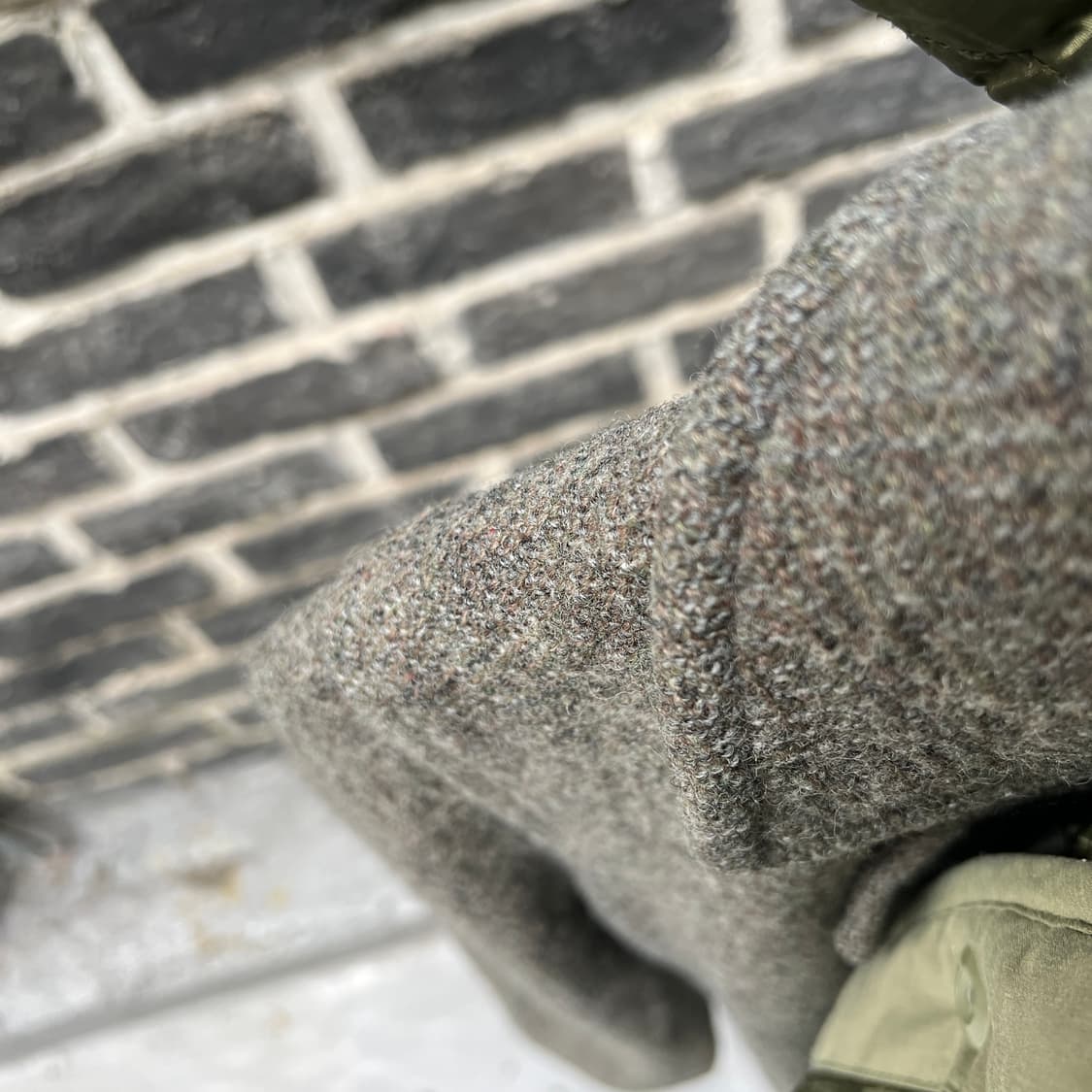 마가렛호웰 벨트 트위드 하프 코트 상품이미지8