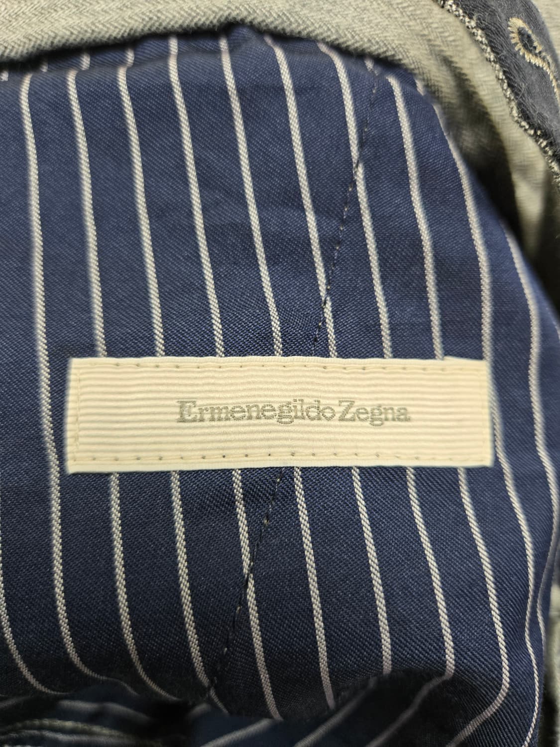 에르메네질도 제냐 회색 남성 카고 바지 상품이미지3