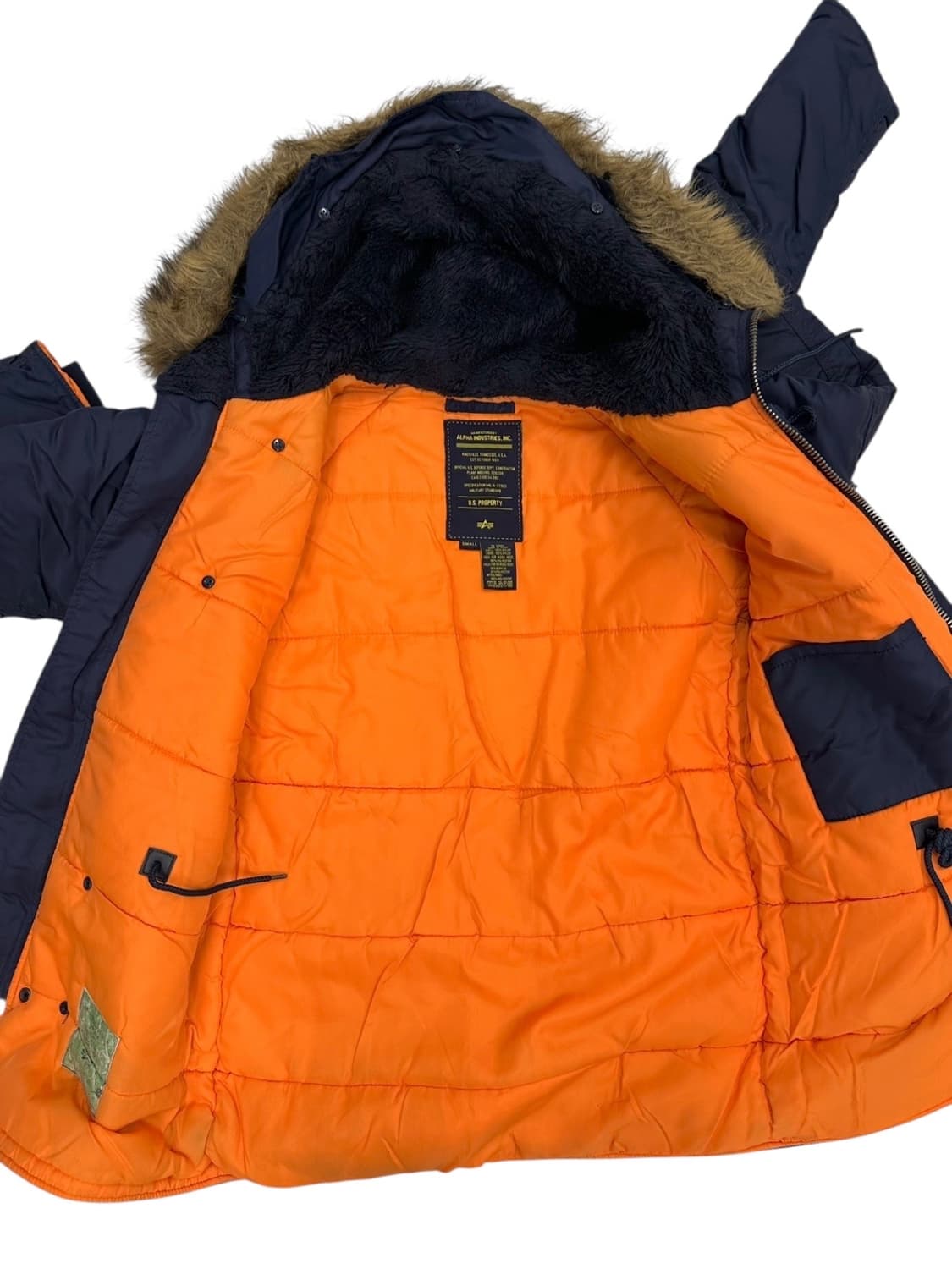 알파인더스트리 N3B 야상 네이비 (S~L)  상품이미지8