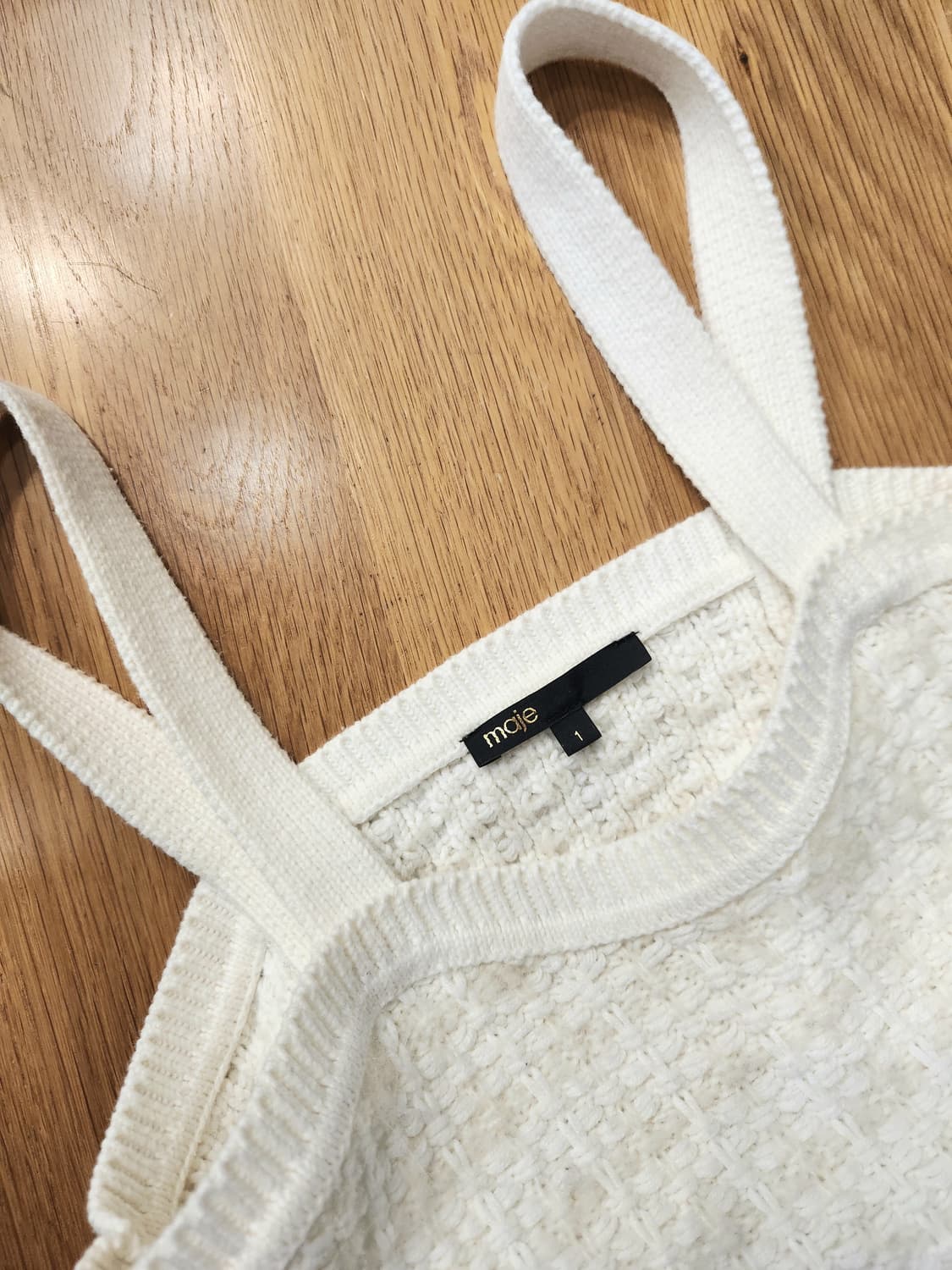 마쥬 트위드 니트 뷔스티에 상품이미지3