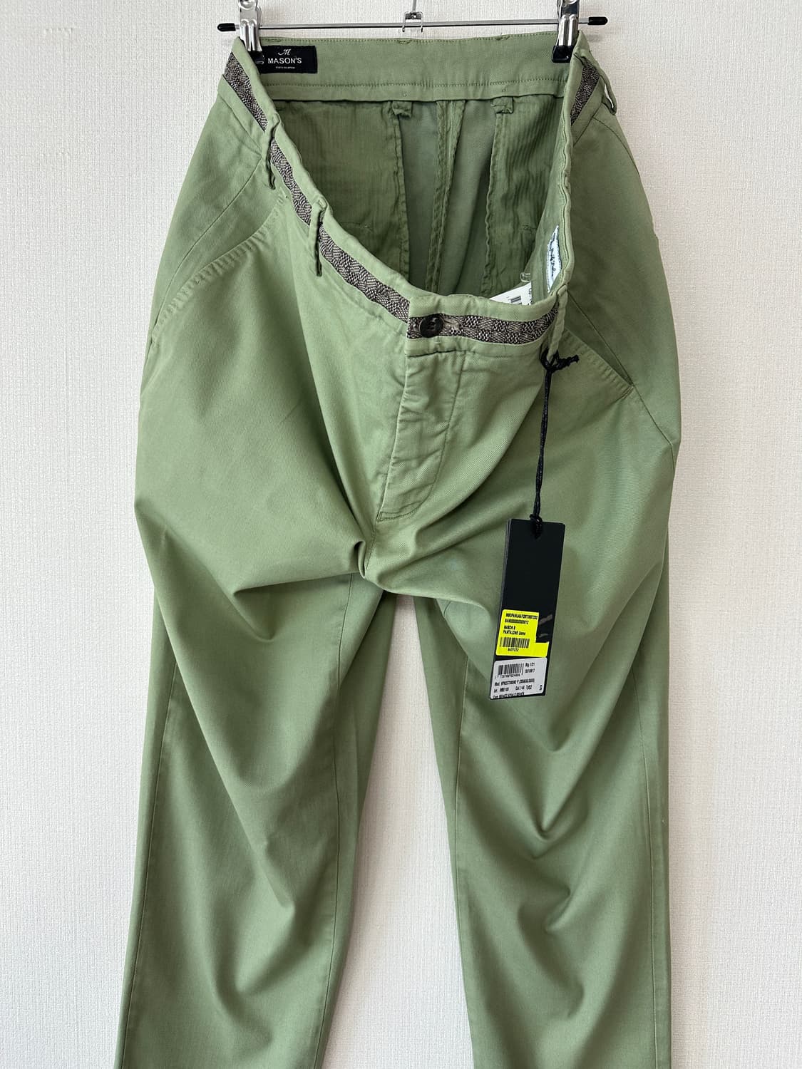 메이슨(Mason’s) / 슬림핏팬츠 / 35 / 새상품 상품이미지1