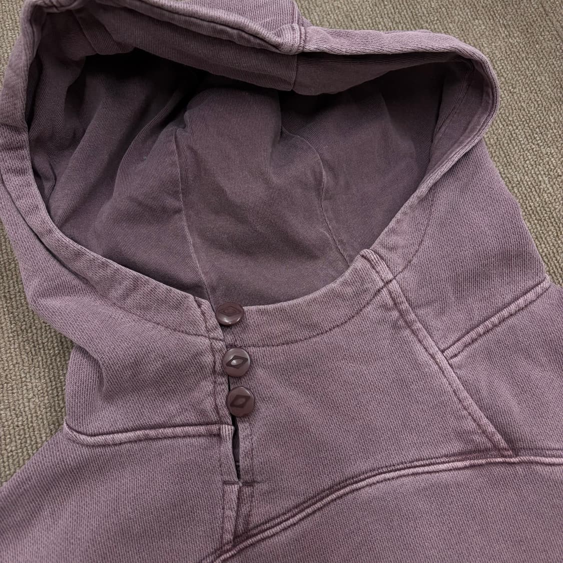  Mischief  미스치프 롬버스 워시드 사이드버튼업 후드 L 상품이미지2