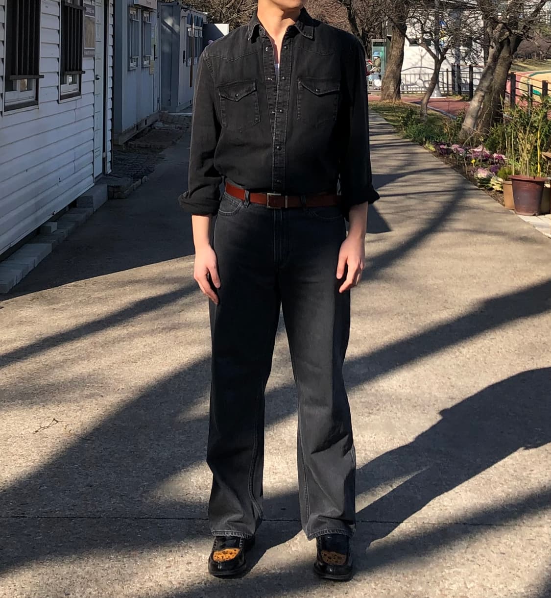 자라(zara) 웨스턴 데님 셔츠 상품이미지3