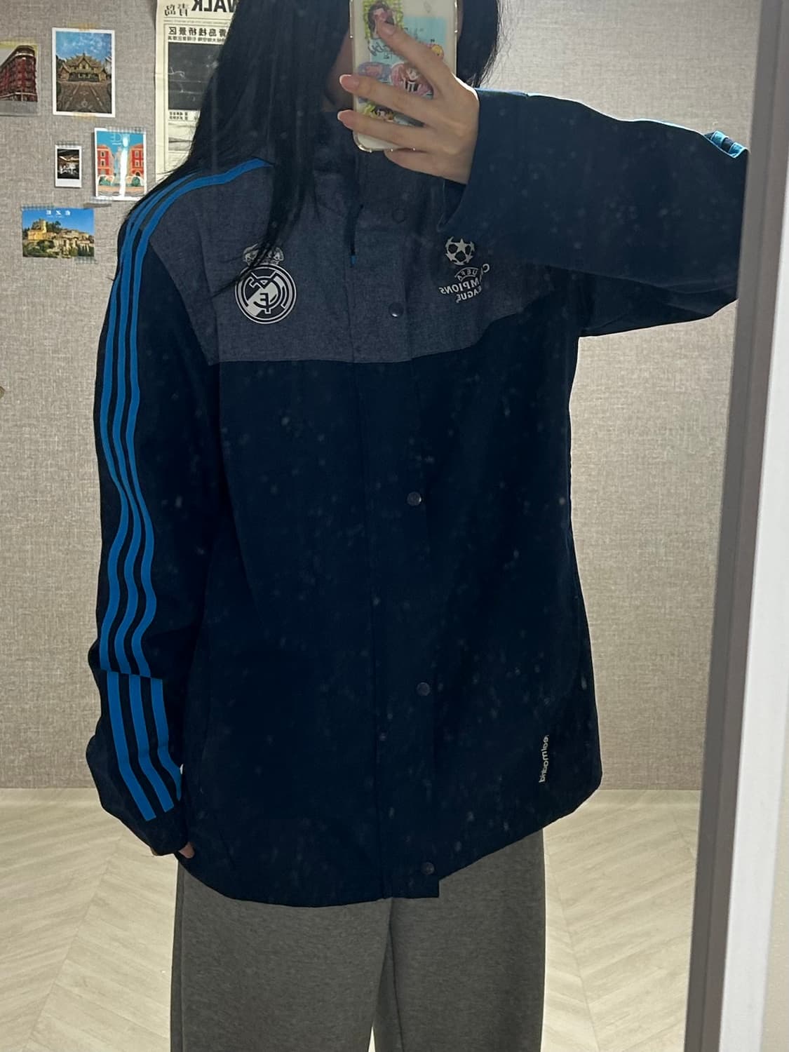아디다스 레알마드리드 바람막이자켓 상품이미지2