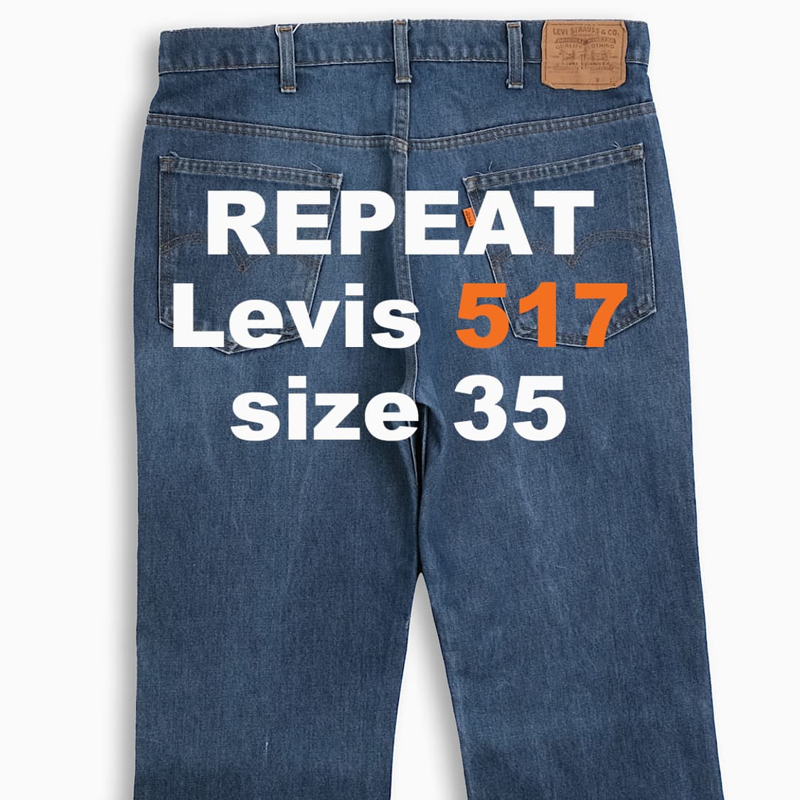 리바이스 517 오렌지탭 80s USA 35 인치 OR51736176 상품이미지1