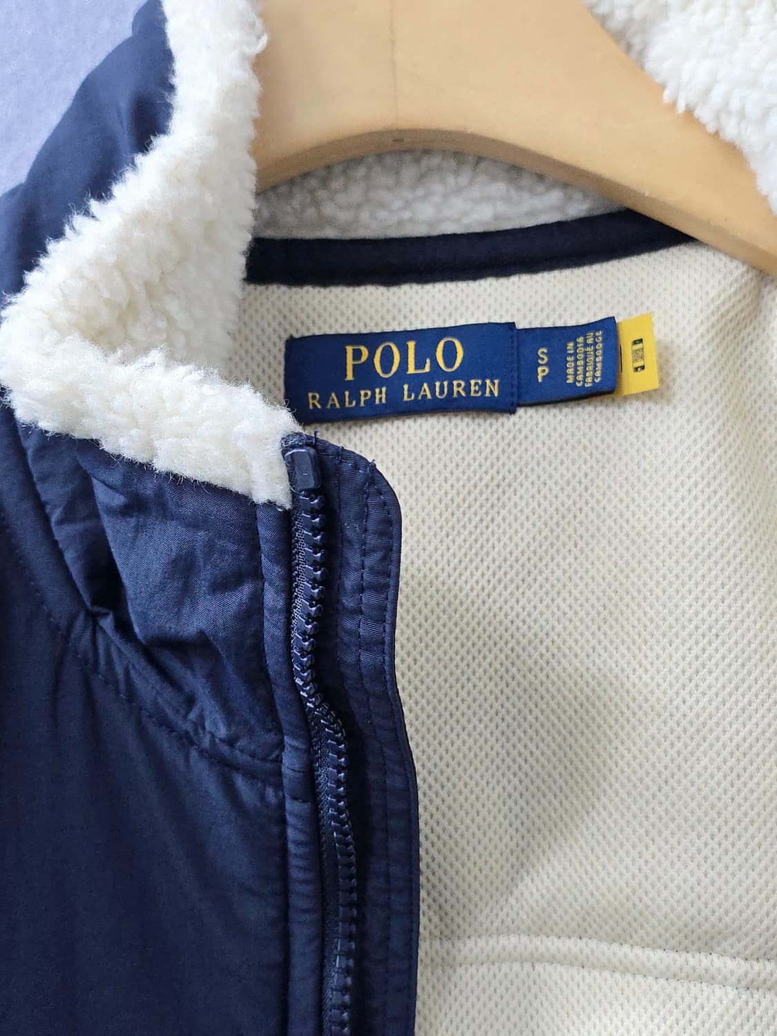 폴로 랄프로렌 쉐르파 플리스 자켓 QR신형 후리스 집업 상품이미지9