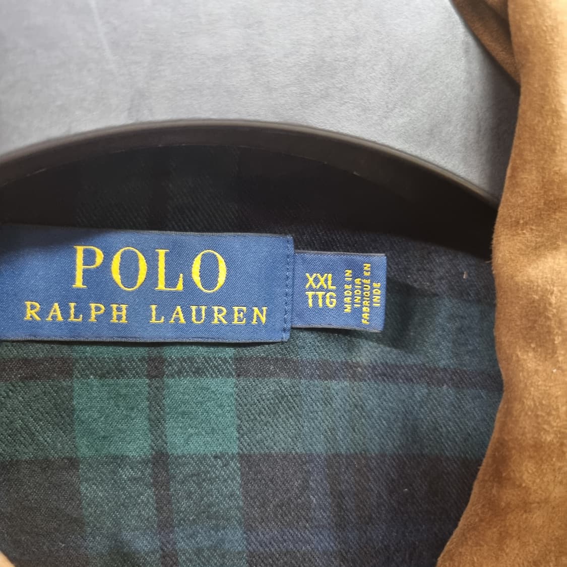 폴로 랄프로렌 스웨이드 자켓 브라운 염소가죽 상품이미지3