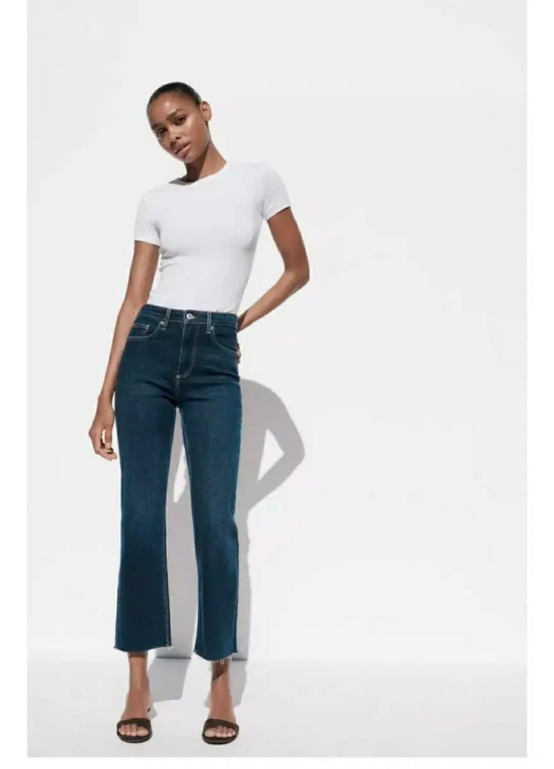 자라 청바지 크롭진 상품이미지4