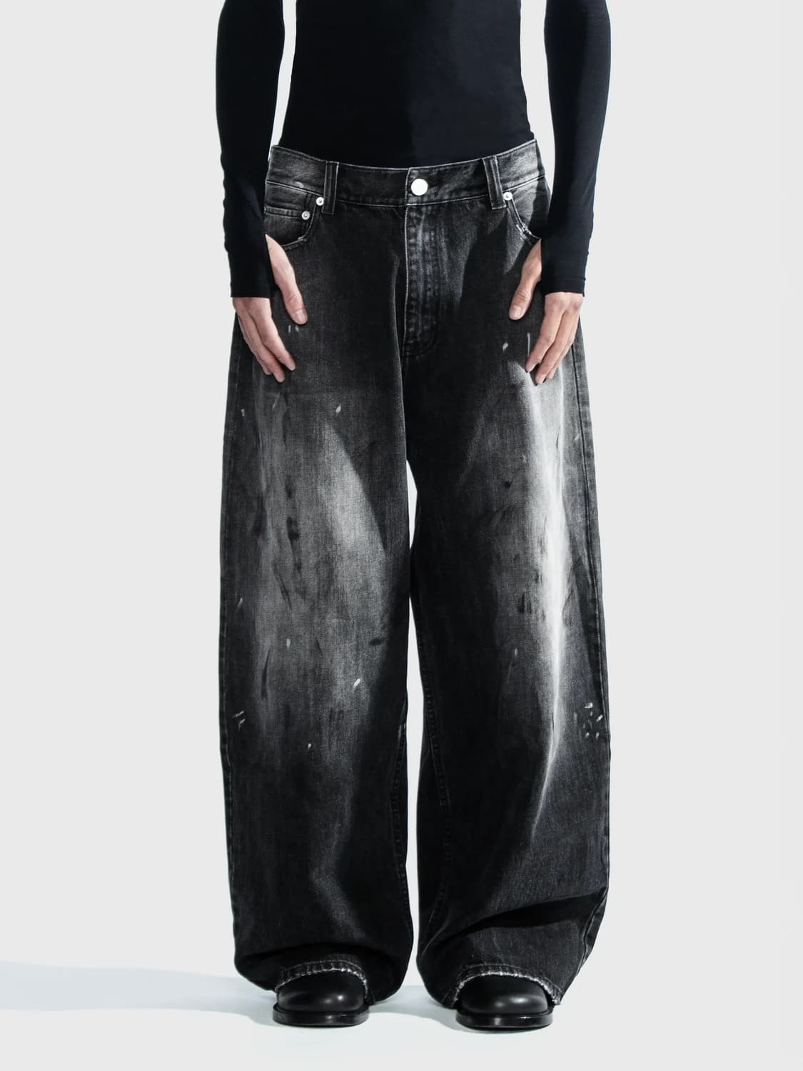 COMMOVENTI PAINT SPLATTER 데님 46 상품이미지3