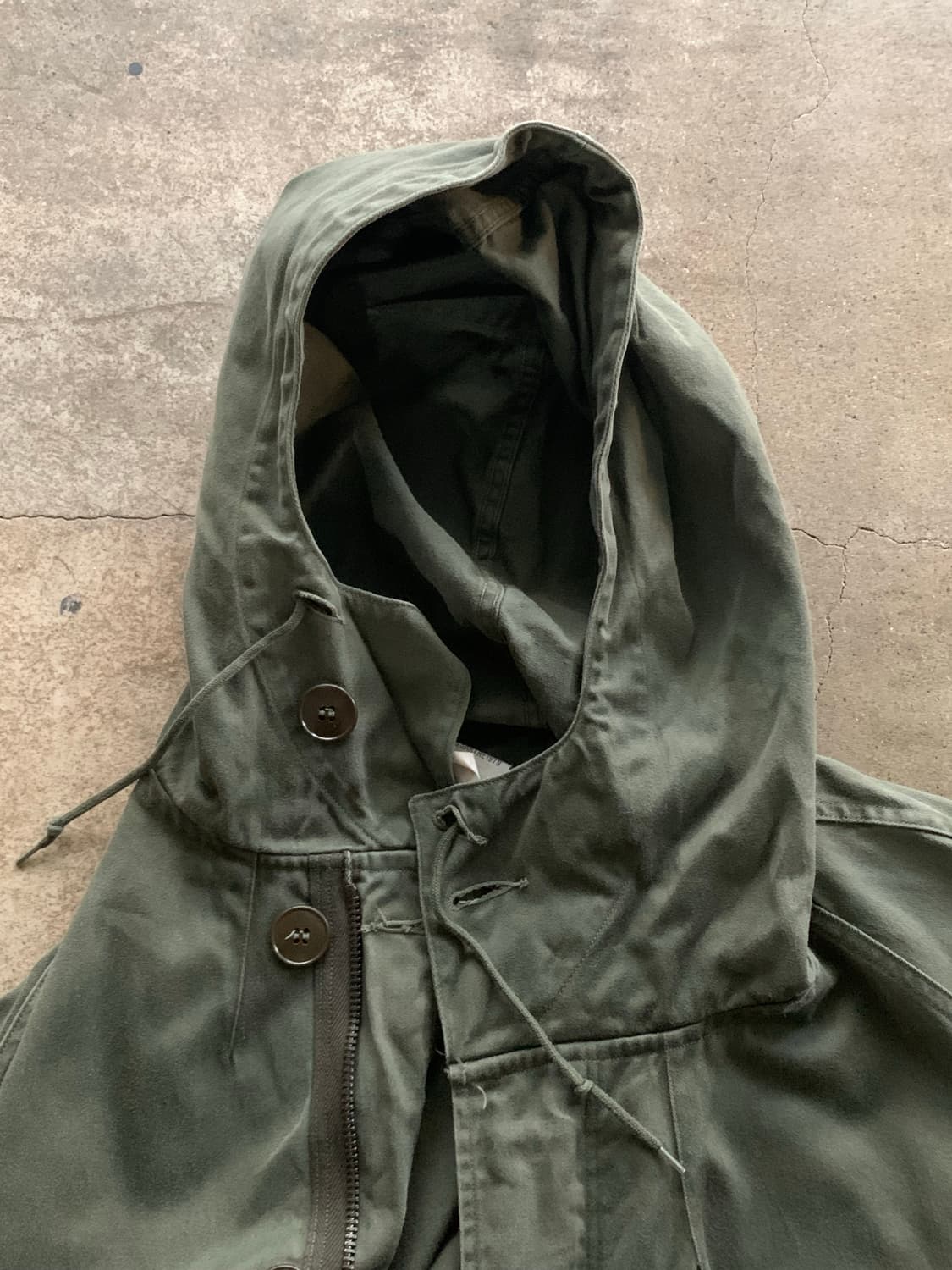 70s 프랑스군 M-64 필드 파카 상품이미지4