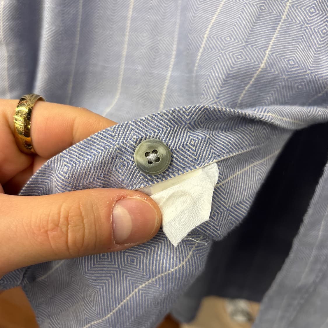 00s 파타고니아 오가닉코튼 지오매트릭 자카드 패턴셔츠 N964 상품이미지7