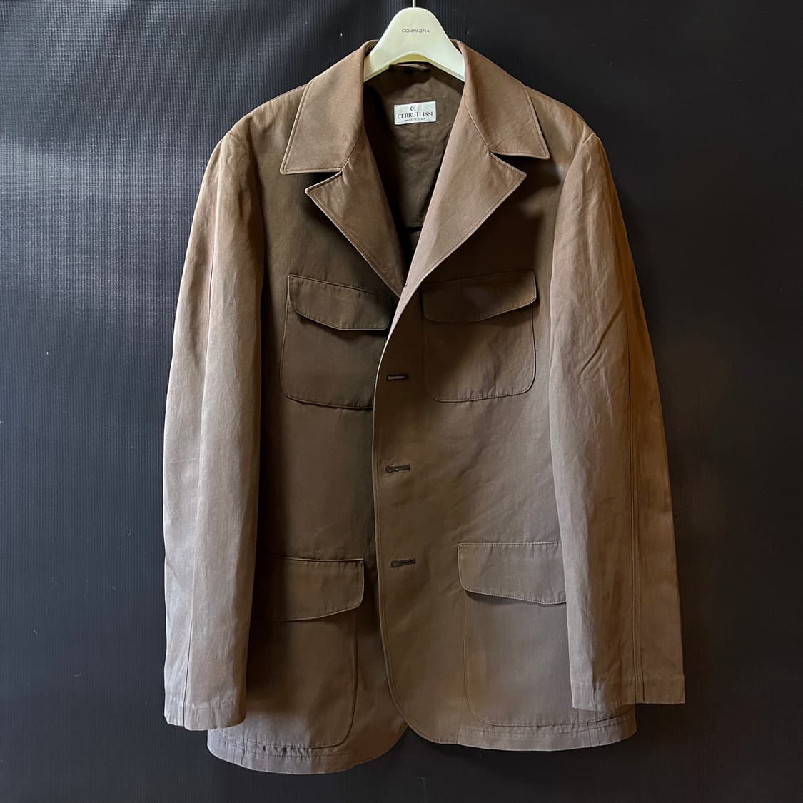 Cerruti 1881 Made in Italy 코튼 린넨 사파리 자켓  상품이미지5