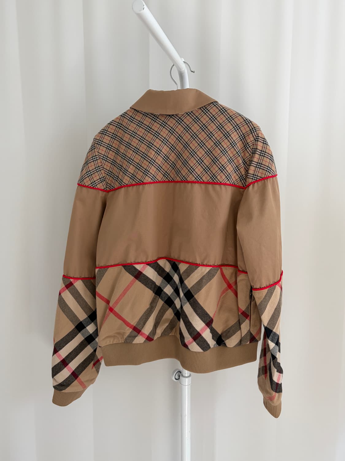 버버리 콘트라스트 체크 자켓 상품이미지4