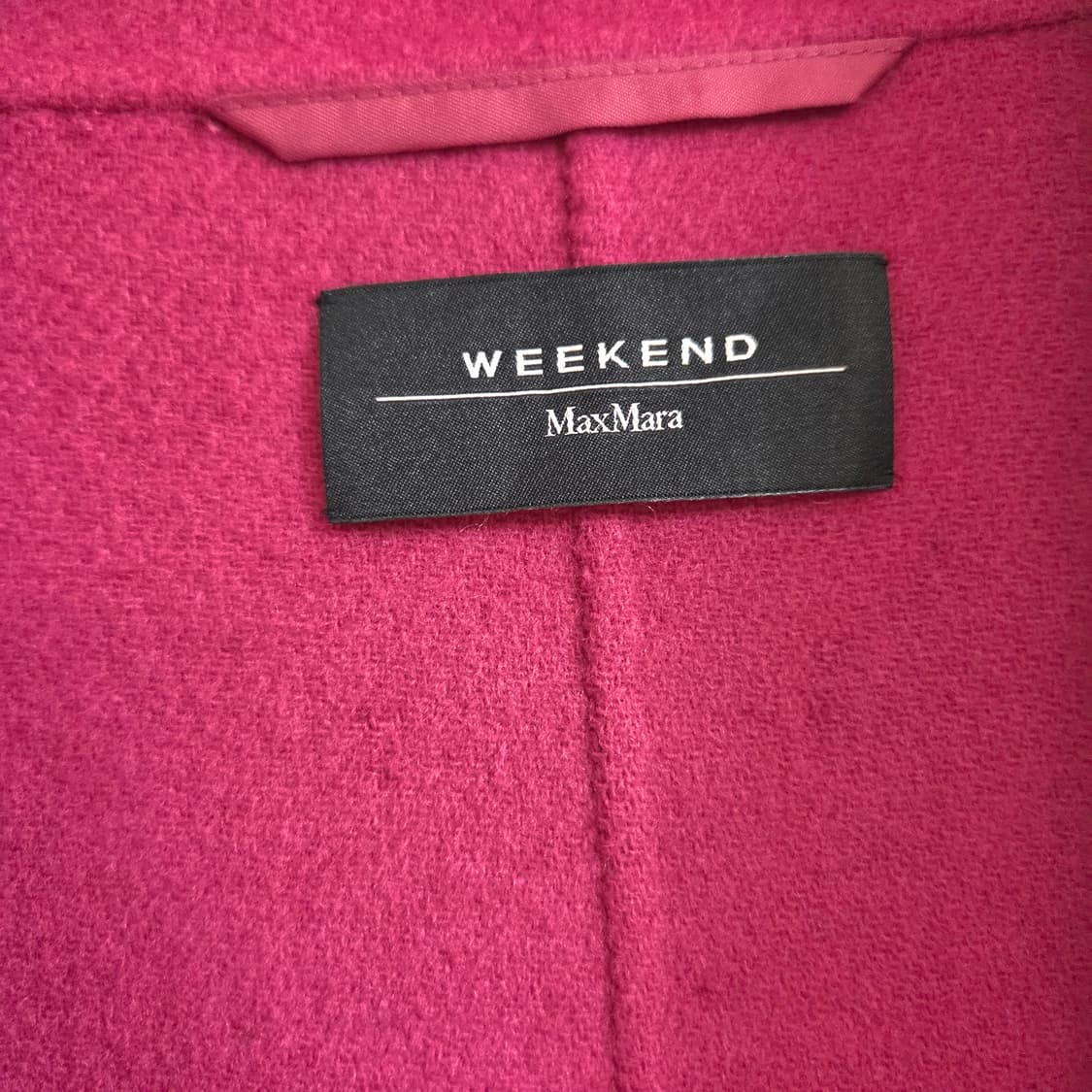 위켄드 막스마라 버진 울 혼방 A라인 루즈핏 하프 코트 상품이미지9