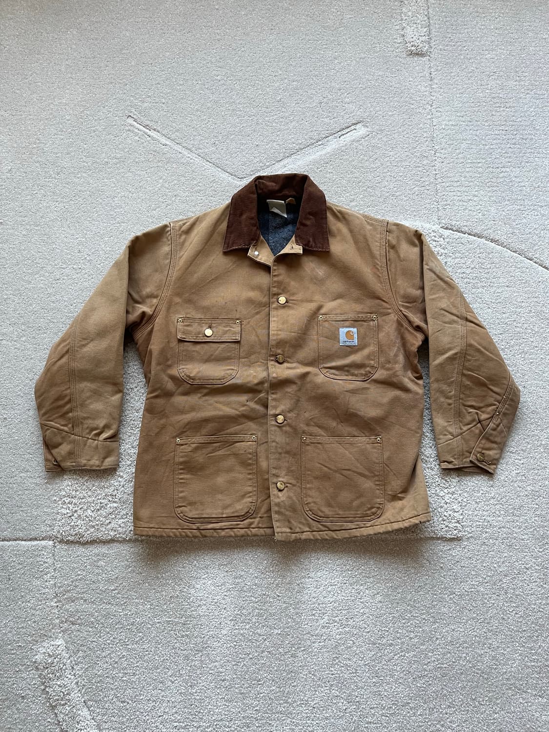 90s 칼하트 디스트로이드 워크 자켓 (103-105) 상품이미지2