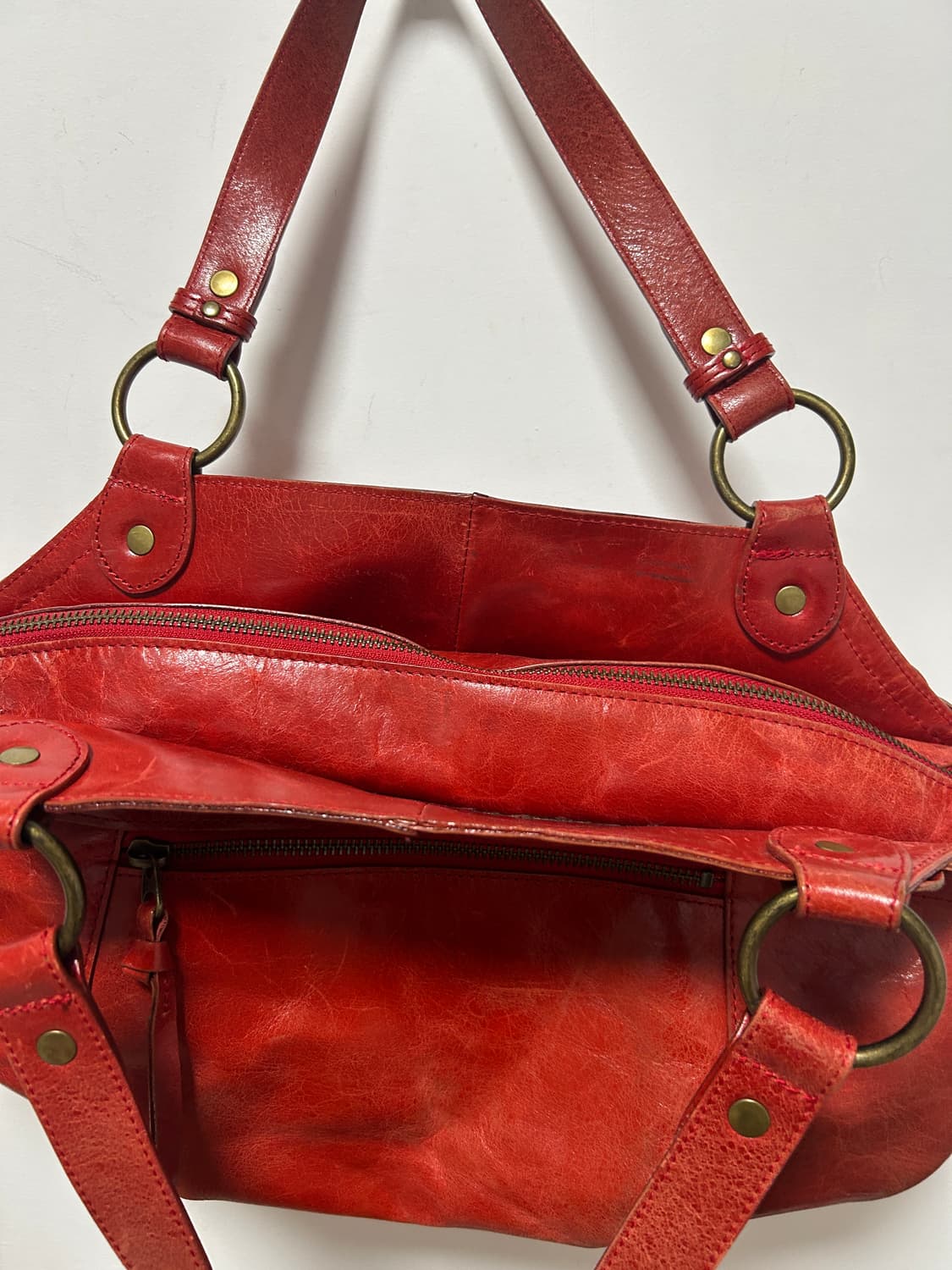 Vintage leather bag  상품이미지4