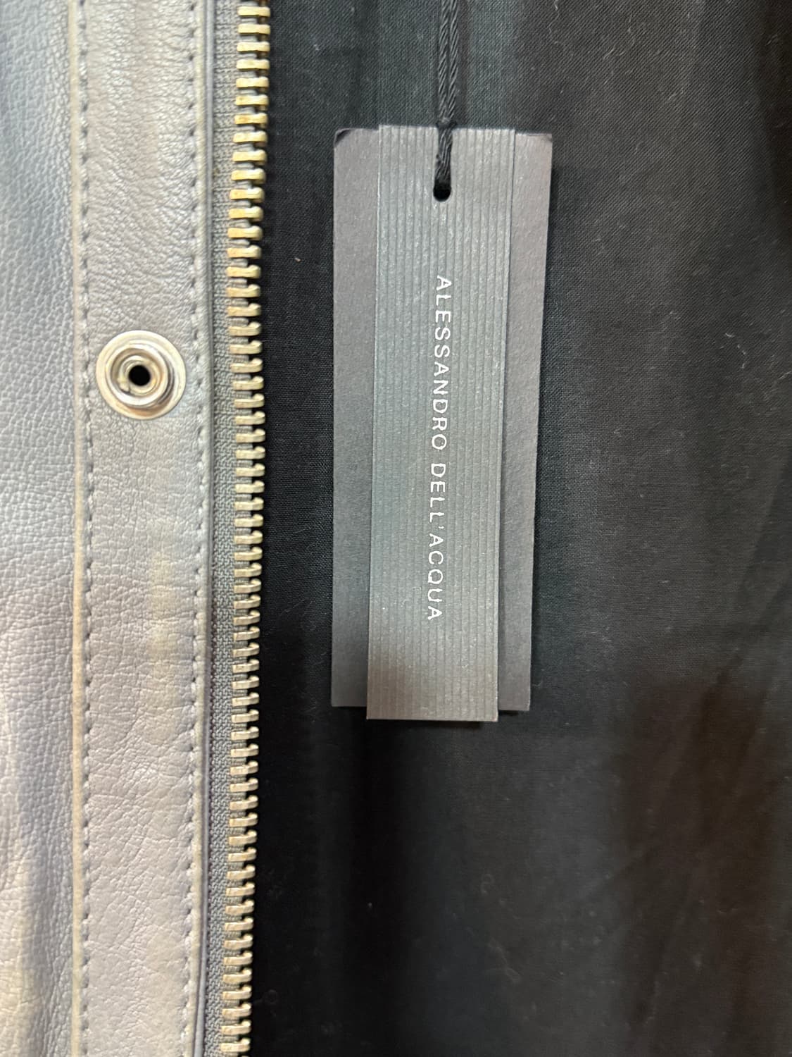 알레산드로 달레쿠아 레더자켓 상품이미지5