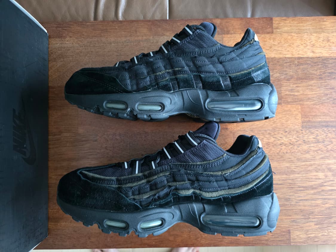 나이키 x 꼼데가르송 옴므 플러스 에어맥스 95 블랙 CDG 상품이미지2