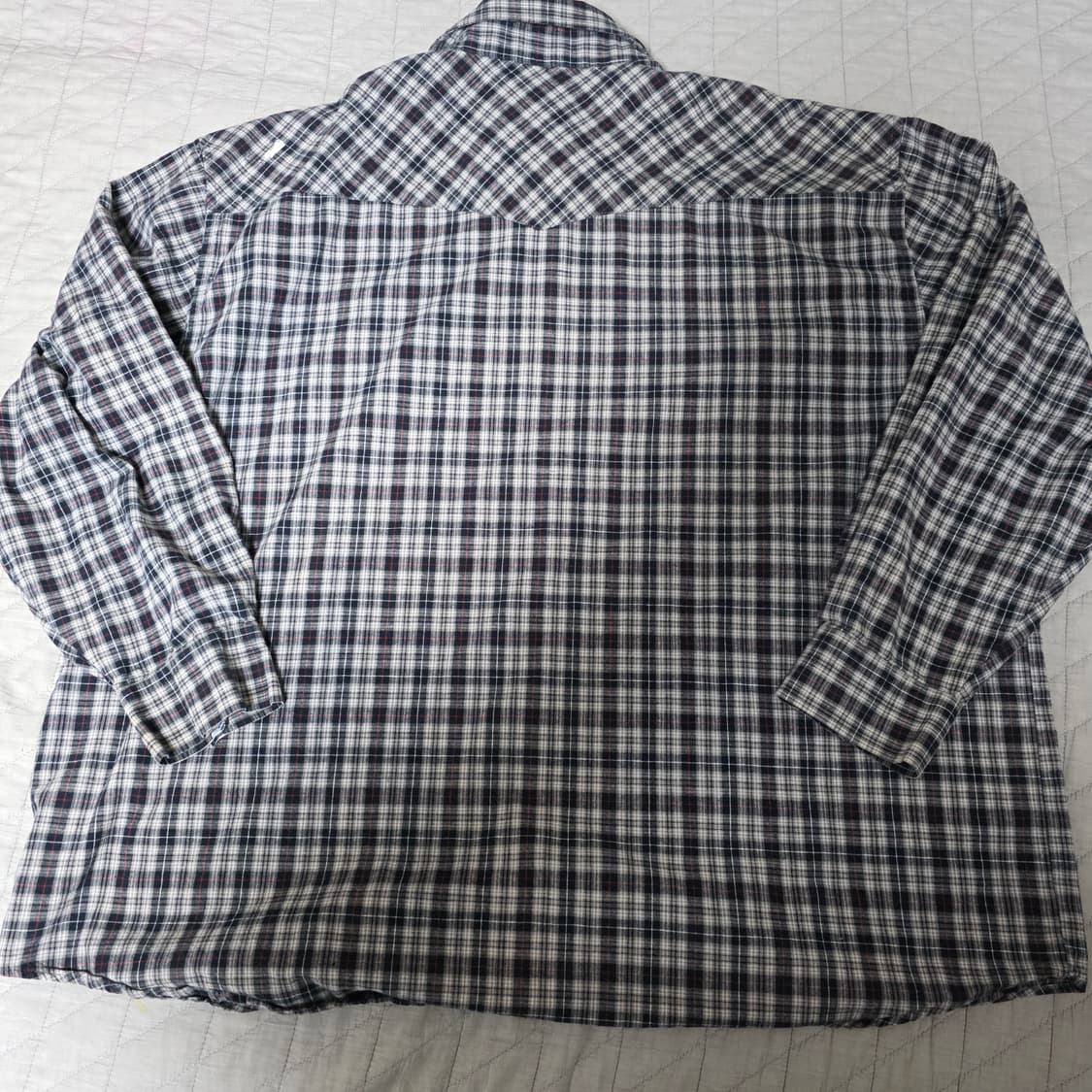 [2XL] 빈티지 WCC 웨스트 코스트 차퍼스 체크 셔츠 페인팅 상품이미지5