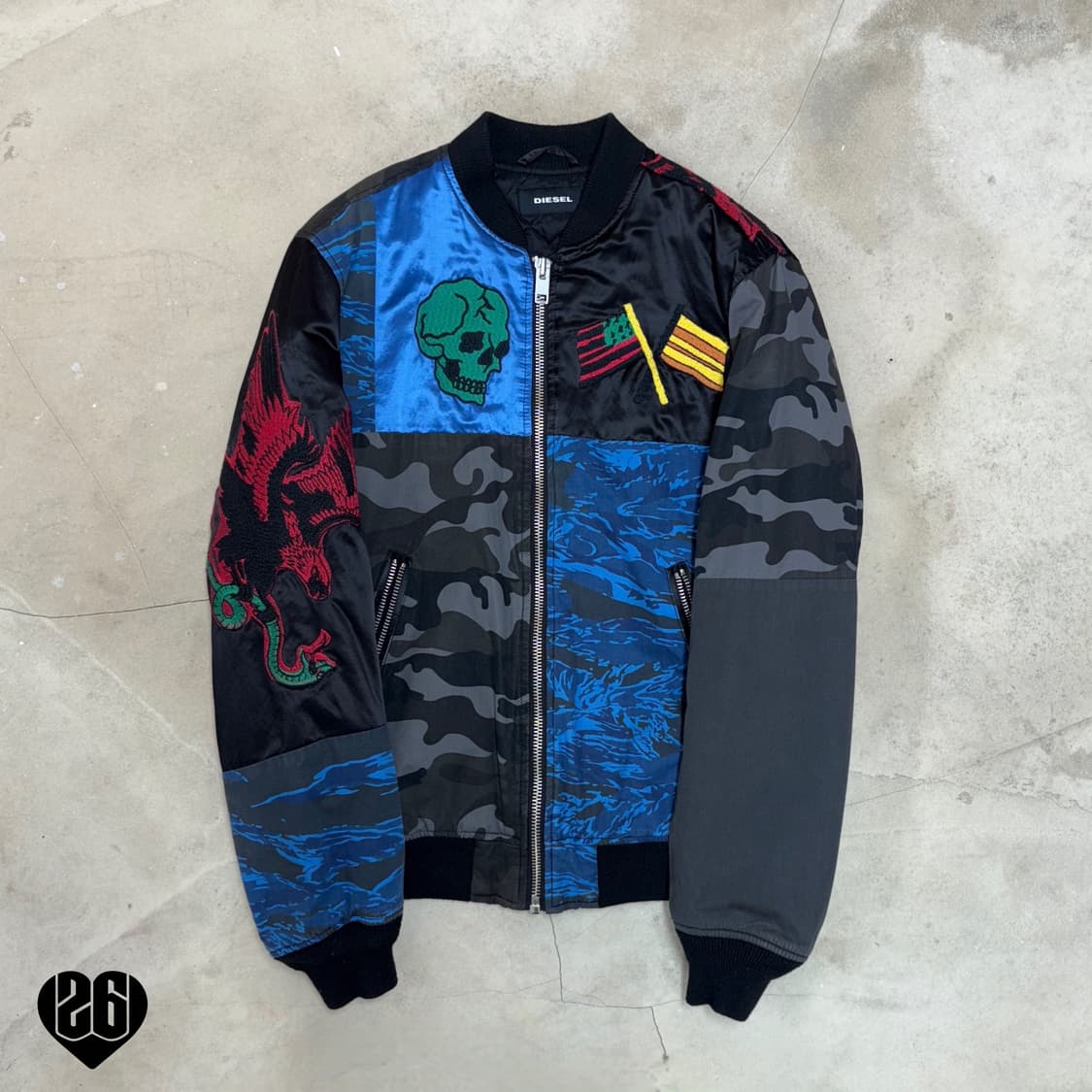 [M] Diesel J-Kit Patch Bomber Jacket 상품이미지1