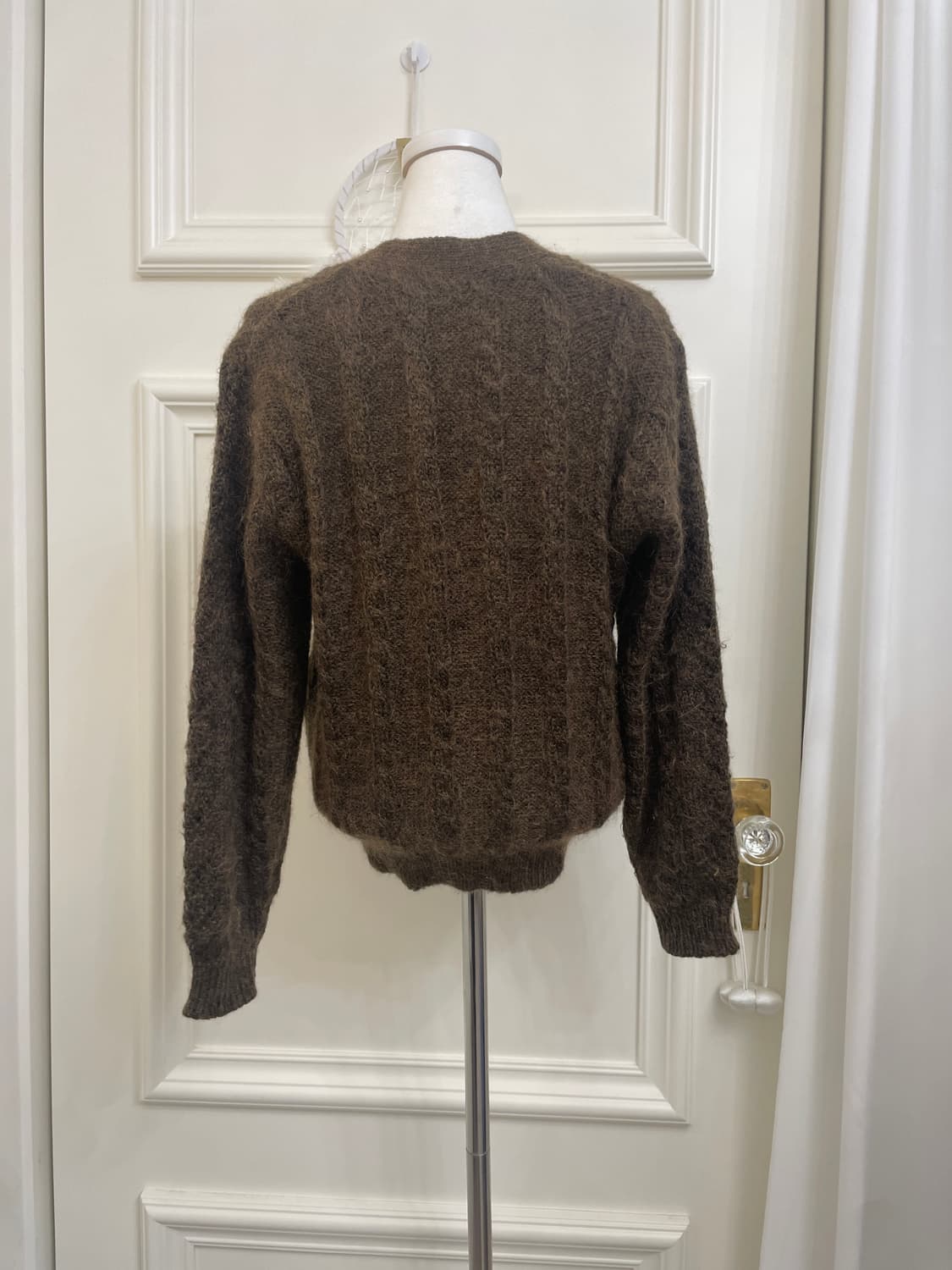 brown hairy antique cardigan 상품이미지3