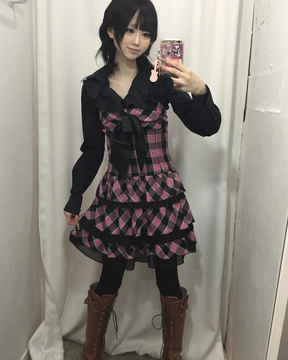 핑크 체크 캉캉 코디💅 상품이미지2