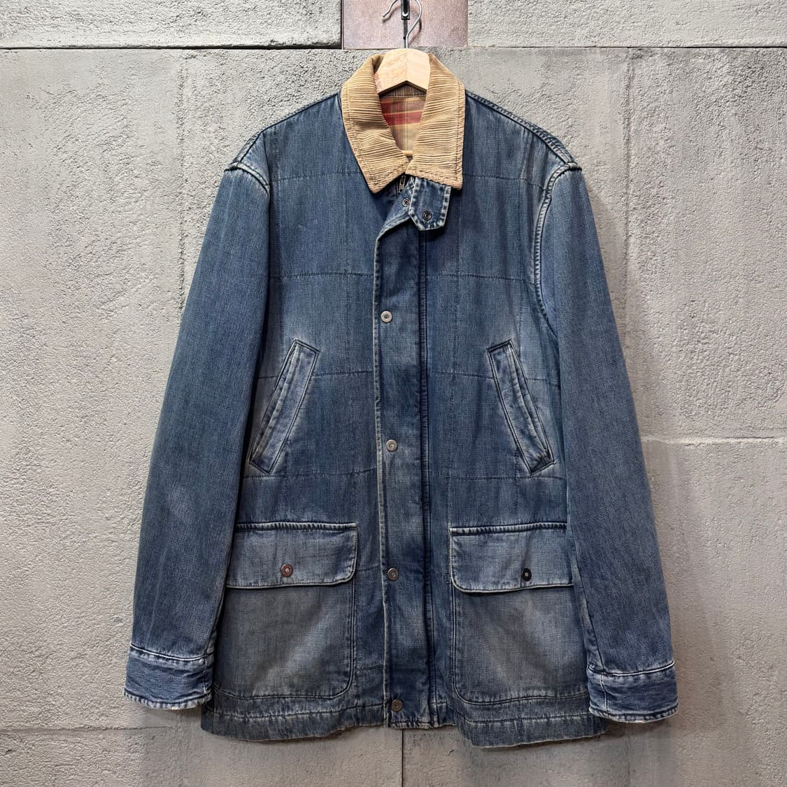 00s 캘빈클라인 데님 초어 자켓 made in ITALY (M)  상품이미지1