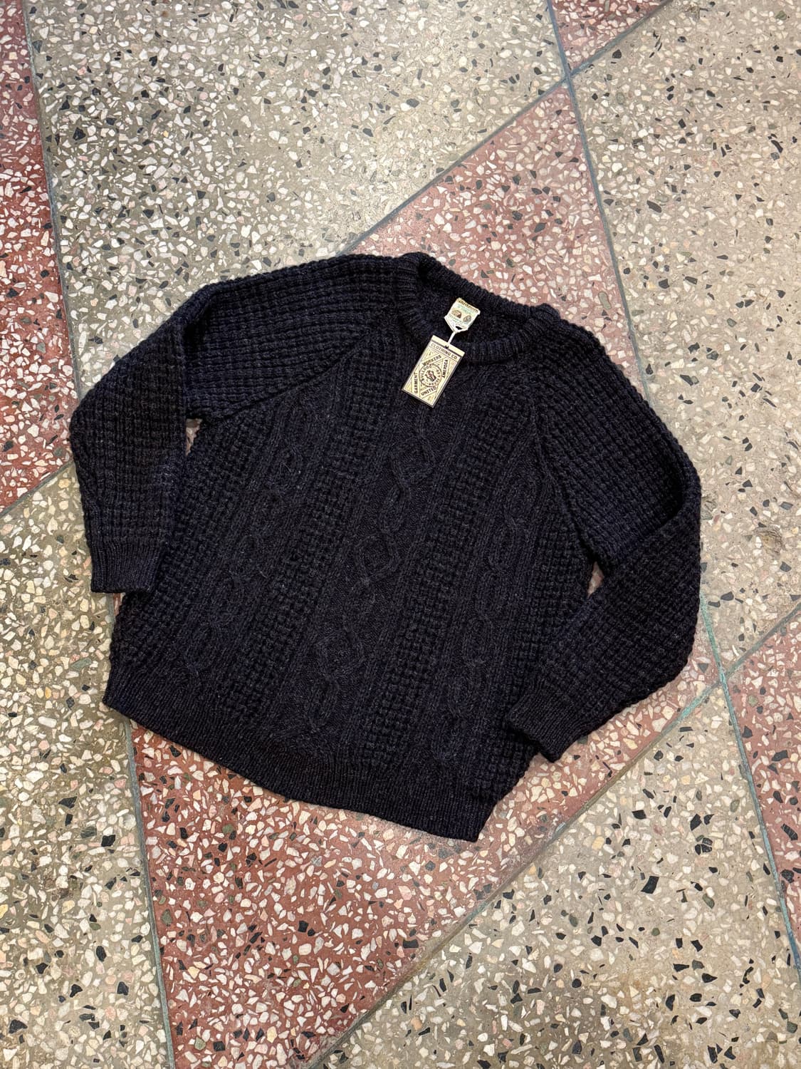 Inishowen 아란 니트 스웨터 (XL) 상품이미지2