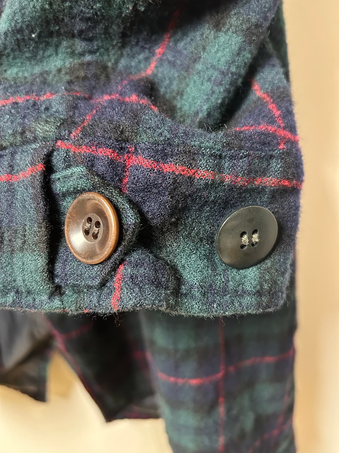 언더커버 축융 울 코트 상품이미지3