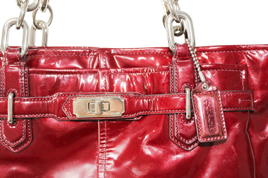 2000s COACH Y2K 페이던트 토트백 상품이미지2