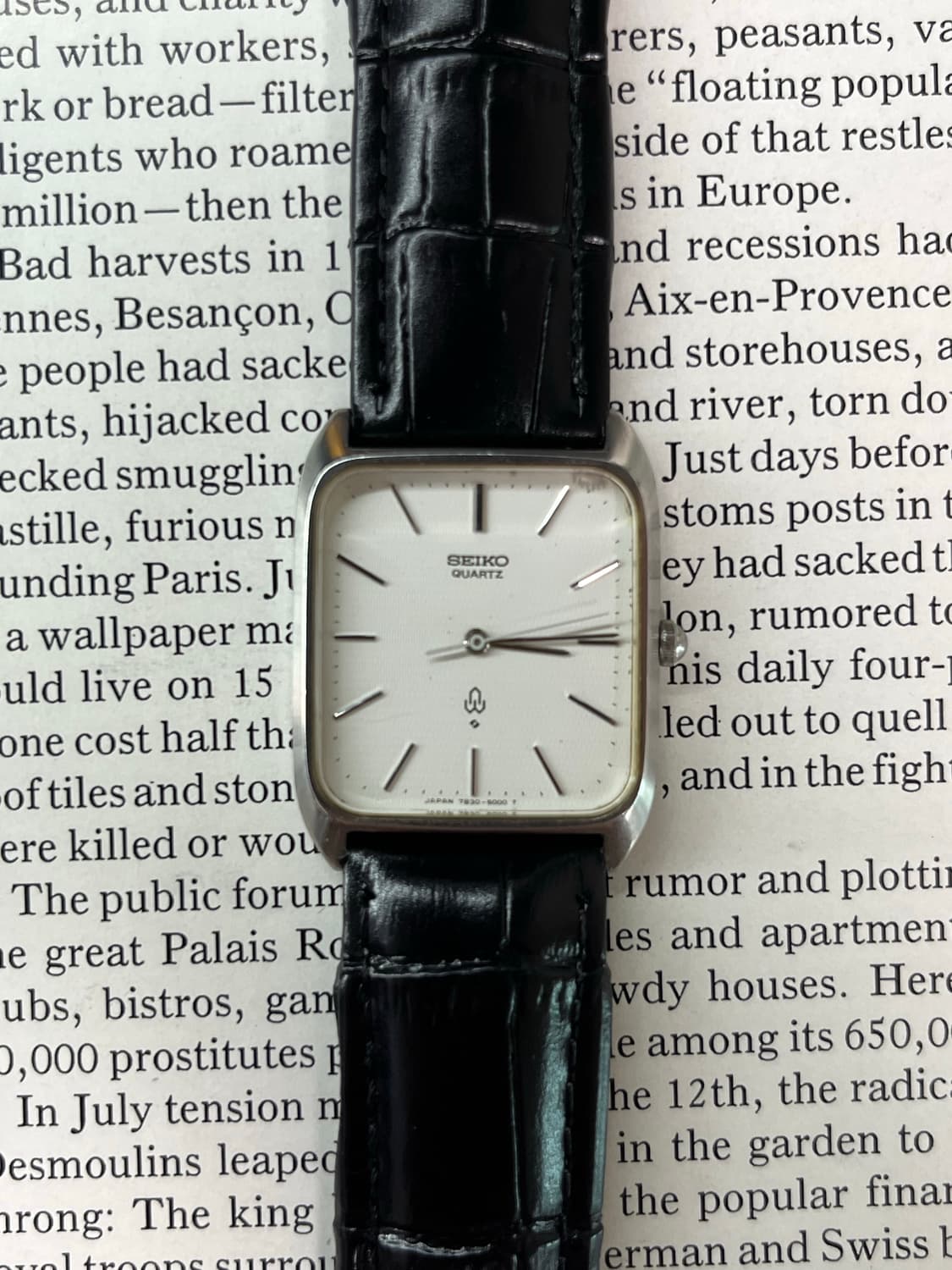 Seiko Quartz Tank Watch 상품이미지4