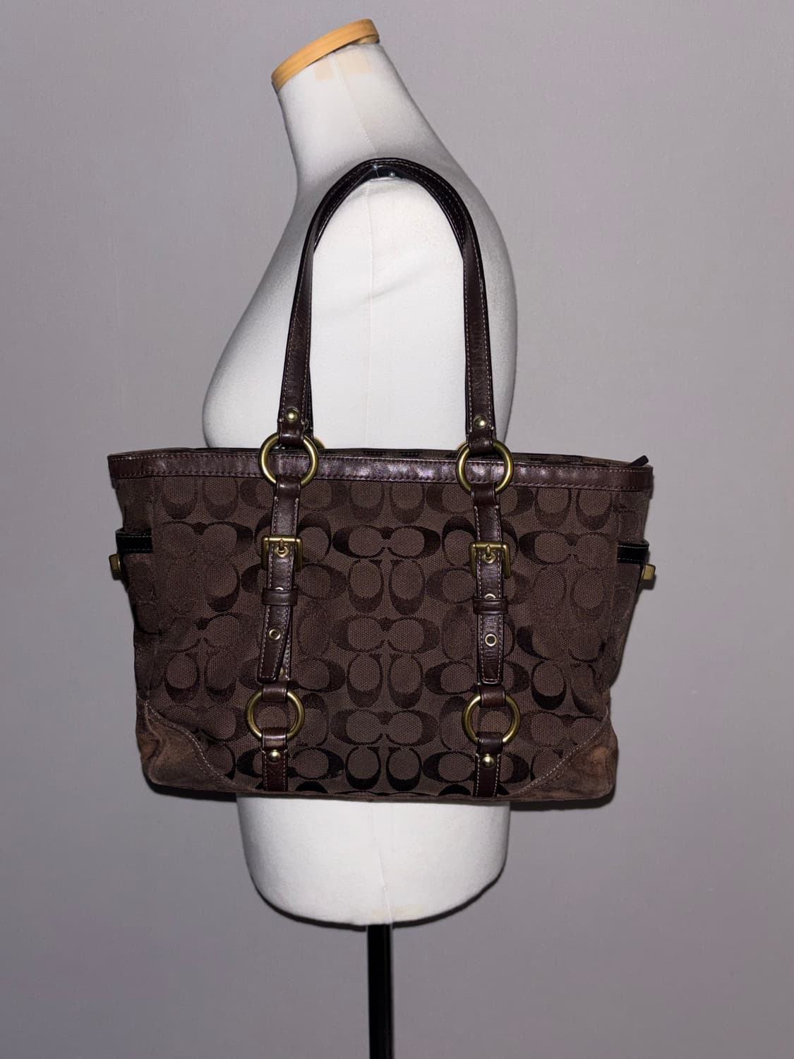 Coach vintage brown shoulder bag 상품이미지4