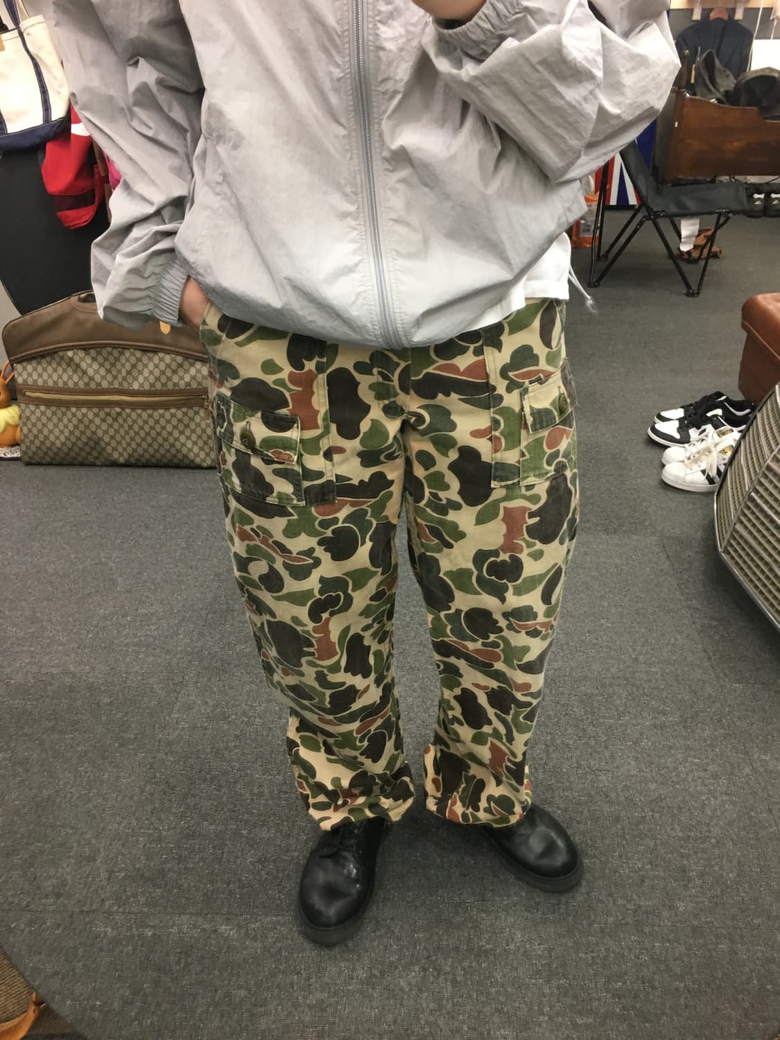 Gung ho 궁호 덕 카모 패턴 카고 팬츠 상품이미지1