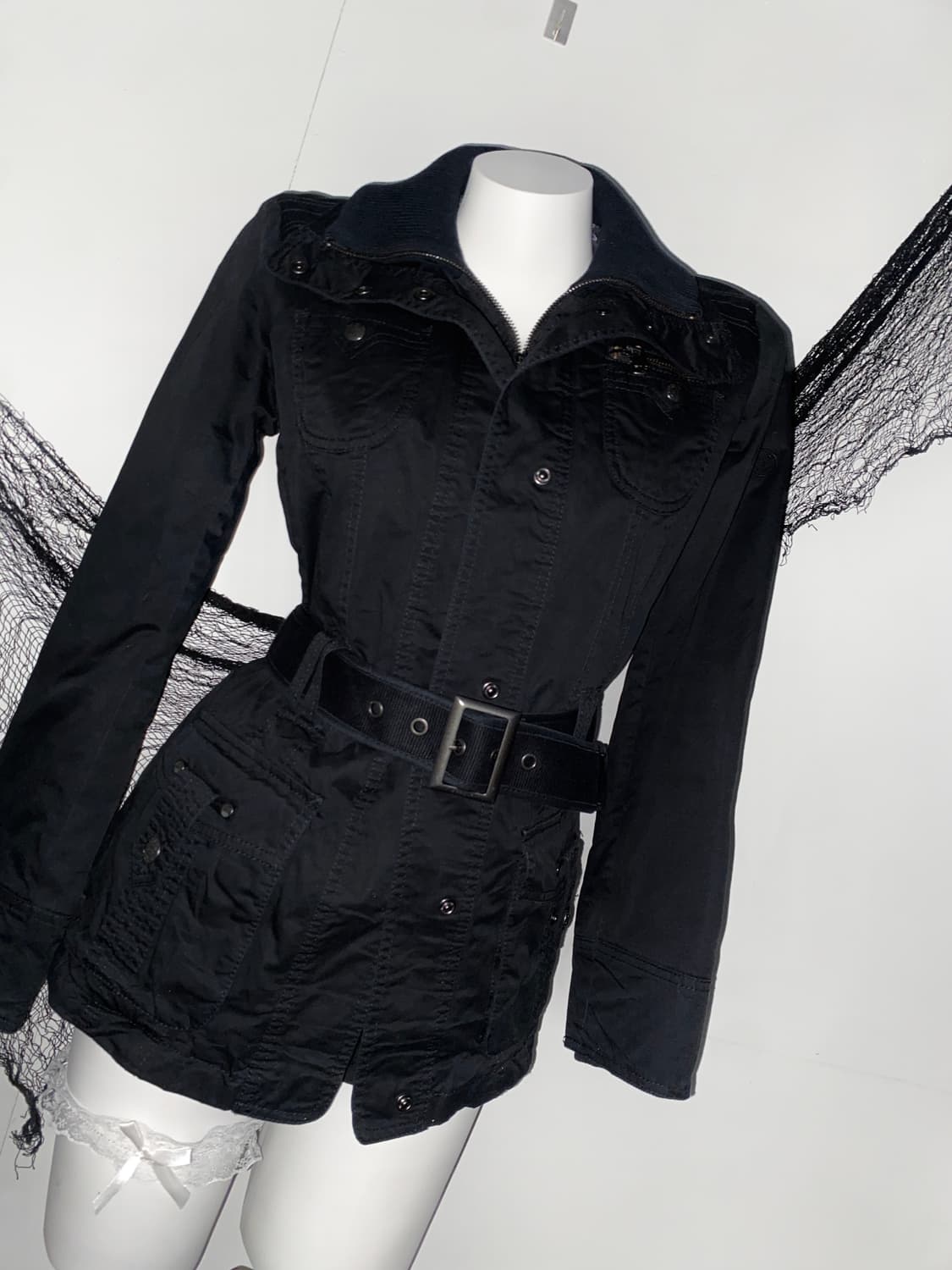 ꒰ঌ 하이넥 오네갸루 펑크 자켓 ໒꒱ 상품이미지2