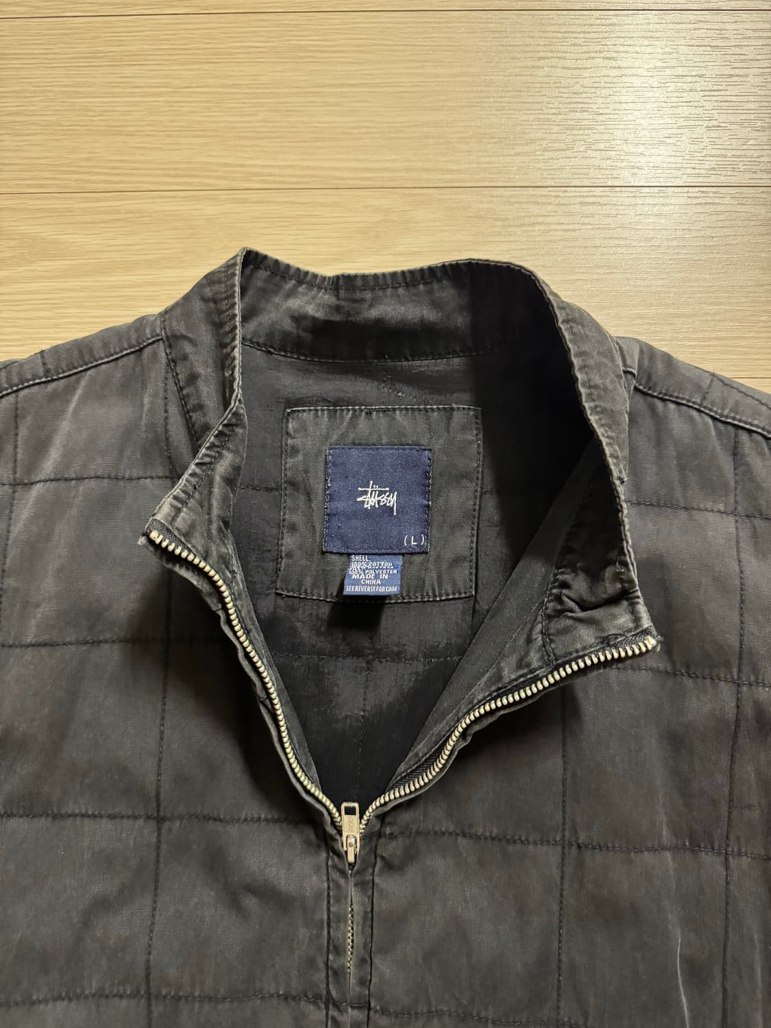 올드 스투시 코튼 블루종 상품이미지4