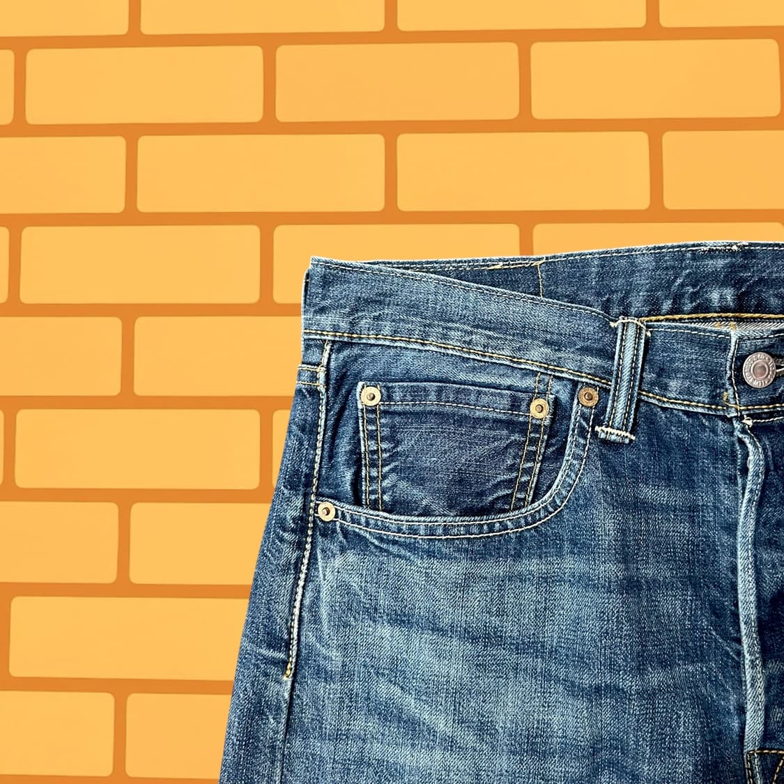 00s 리바이스 501 데님 팬츠 (31) 상품이미지4