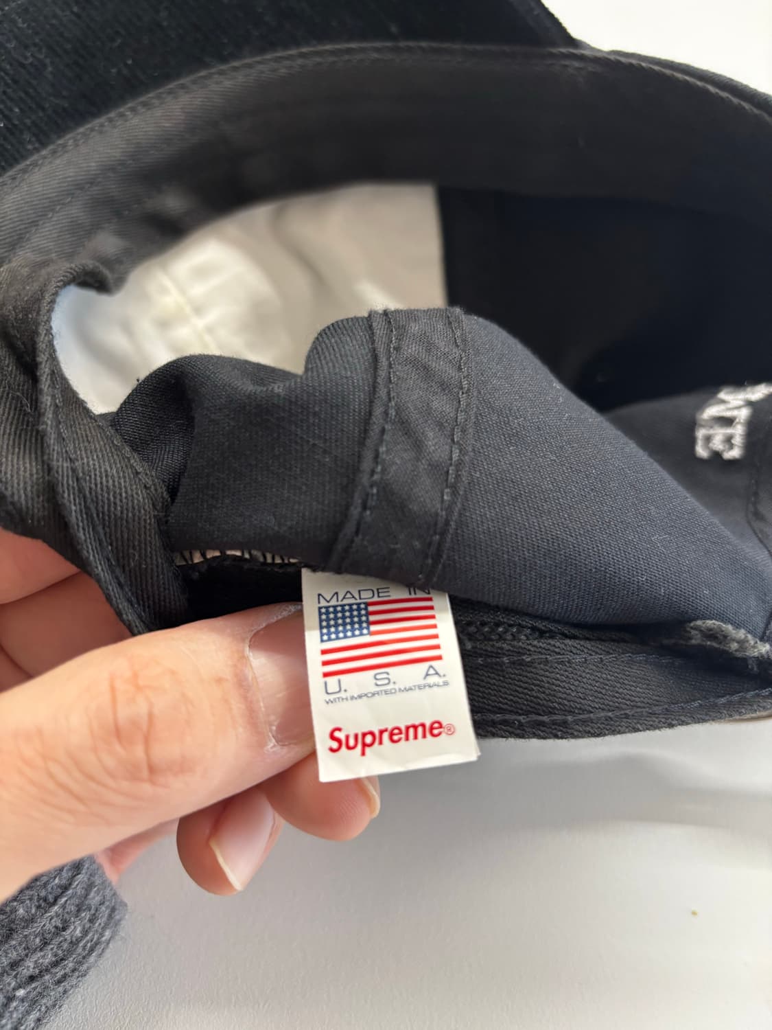 슈프림 s로고 투톤 볼캡 상품이미지4