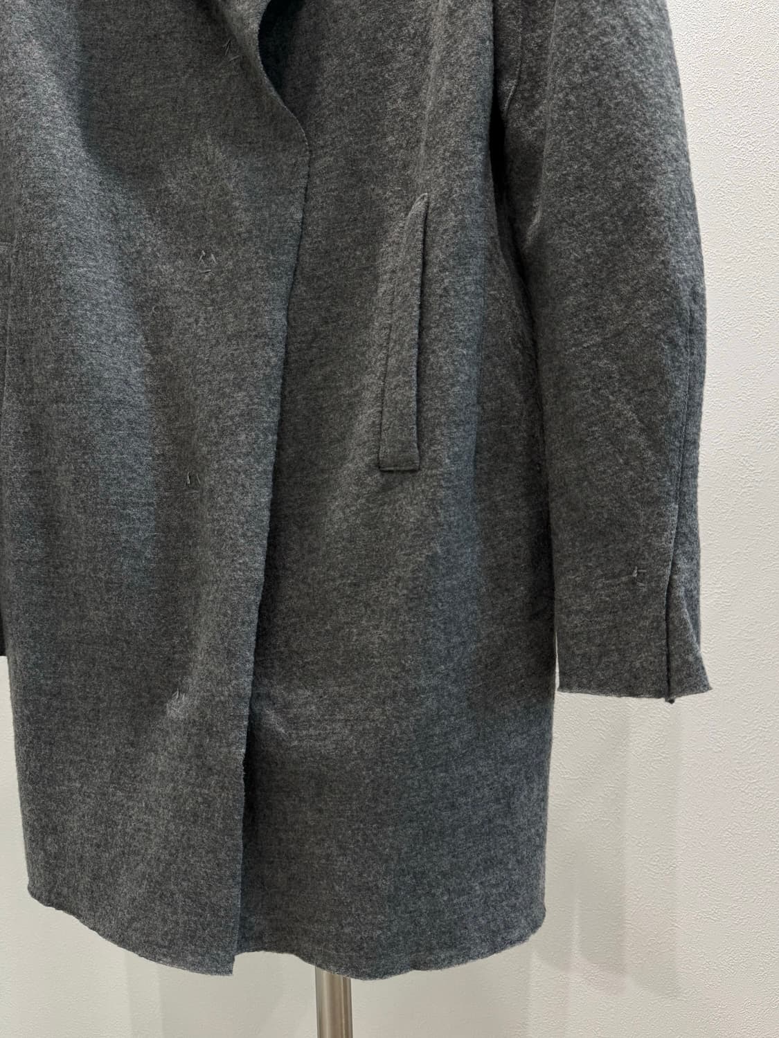 요지야마모토 08aw 비대칭 코트 가디건 상품이미지5