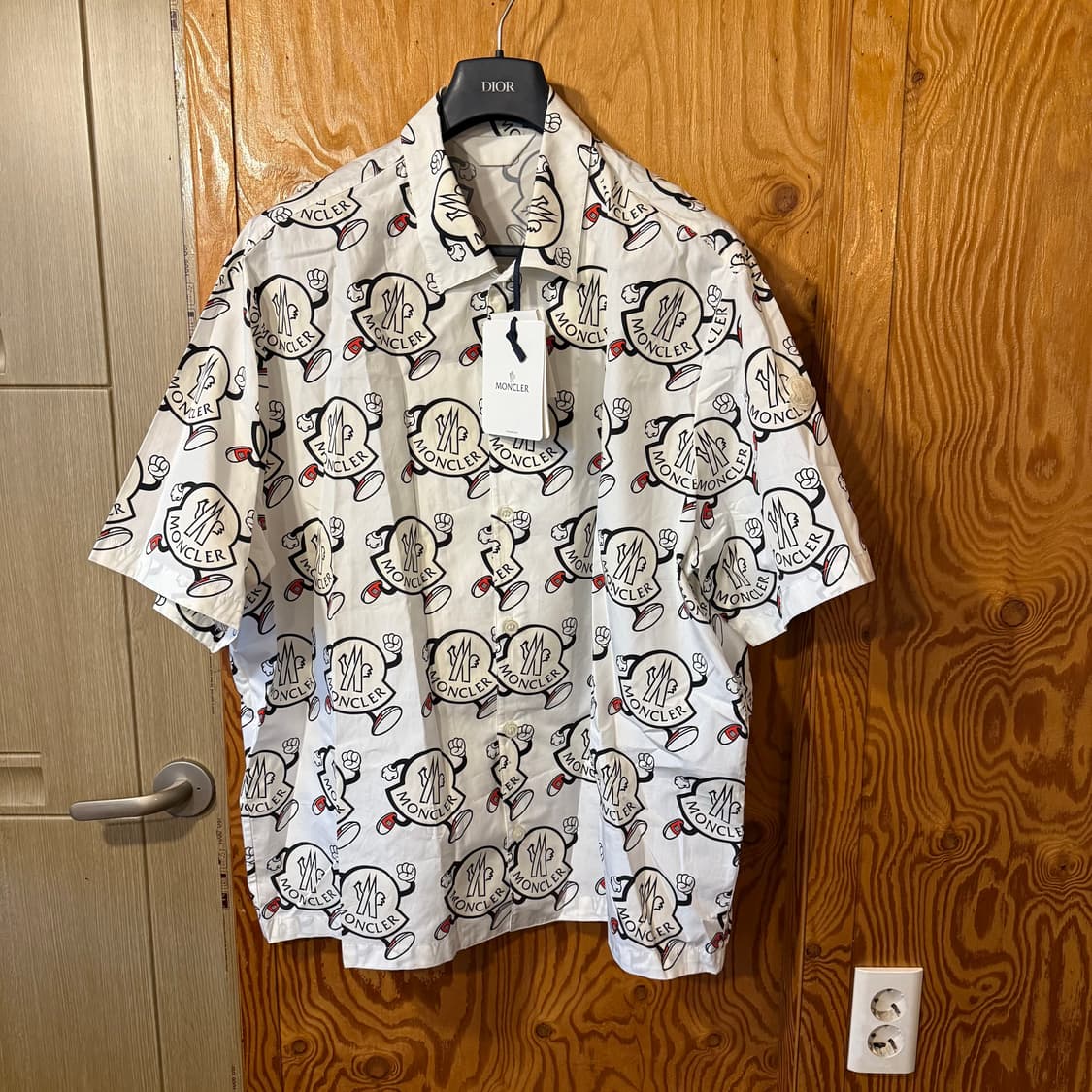 몽클레어 X 키스(kith) 콜라보 하와이안 셔츠 새상품 상품이미지2